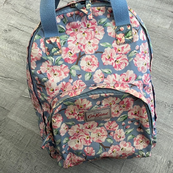 Cath Kidston Waxed Cotton Floral Laptop Backpack - Picture 3 of 13